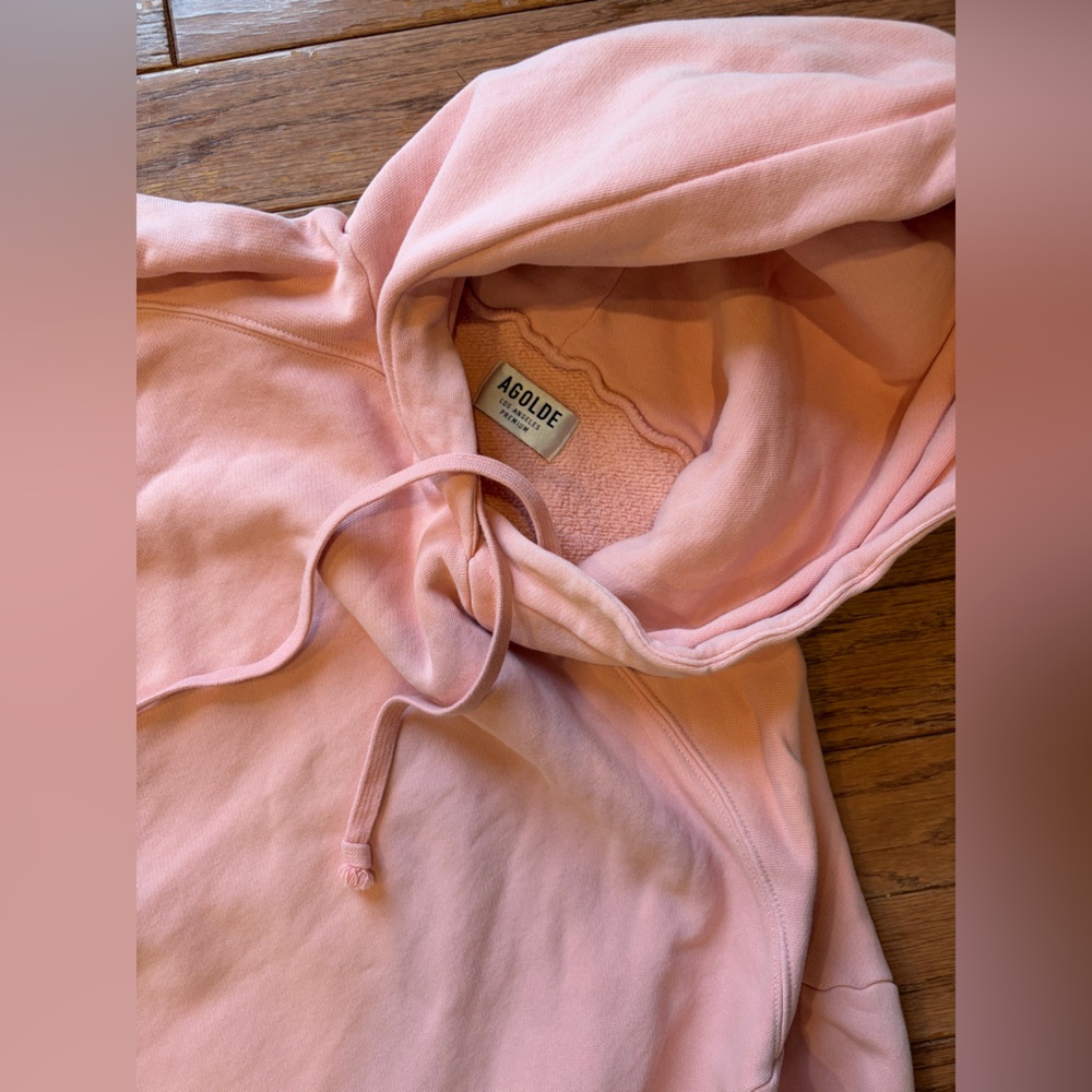 AGOLDE Pink Hoodie